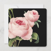 Botanica | Zwarte roze roze roze roze roodbruin Kaart (Achterkant)