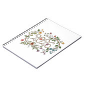 Botanical 2026 Typography with Flowering Vines Notitieboek (Linkerzijde)