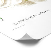 BOTANICAL "ANGEL'S TRUMPET" REDOUTÉ POSTER (Hoek)