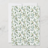 Botanical Arch Foto Lijst Vrolijk Kerstfeest Feestdagenkaart (Achterkant)