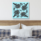 Botanical Artichoke Art Home Decor Canvas Afdruk (Insitu (Slaapkamer))