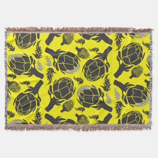 Botanical Artichoke Art Home Decor Deken (Voorkant)