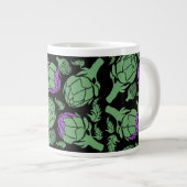 Botanical Artichoke Art Home Decor Grote Koffiekop (Voorkant rechts)