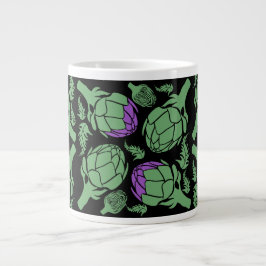 Botanical Artichoke Art Home Decor Grote Koffiekop