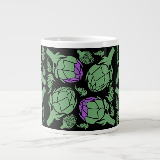 Botanical Artichoke Art Home Decor Grote Koffiekop (Voorkant)