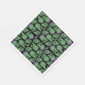 Botanical Artichoke Art Home Decor Servet (Hoek)