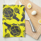 Botanical Artichoke Art Home Decor Theedoek (Quarter Fold)