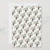 Botanical Baby is Brewing' Coffee Baby Shower Kaart (Achterkant)