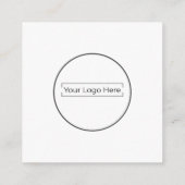 Botanical Bee Business Thank You Informatiekaartje (Achterkant)