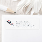 Botanical Berry Address Label | Return Mail Labels (Insitu)