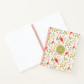Botanical Birds Pattern – Nature Stationery Design Notitieboek (Binnen)