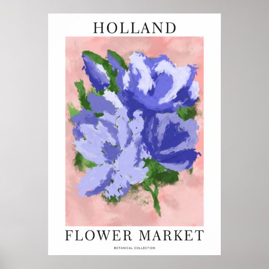 Botanical Bliss: A Flower Market Collection Poster (Voorkant)