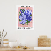 Botanical Bliss: A Flower Market Collection Poster (Keuken)