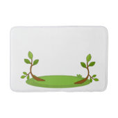 Botanical Bliss Bathmat – Lush Greenery Design Badmat (Voorkant)