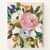 Botanical Bliss Business | Moderne bloemen | Bloze Notitieboek (Achterkant)