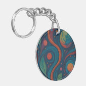 Botanical Bliss Full-Print Keychain (Voorkant Links)