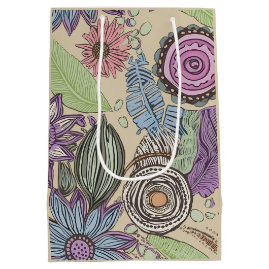 Botanical Bliss Medium Cadeauzakje (Achterkant)