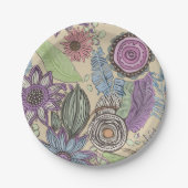 Botanical Bliss Papieren Bordje (Voorkant)