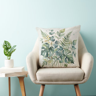 Botanical Bliss Throw Pillow Kussen