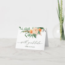 Botanical Boho Greenery Personalized Names Wedding