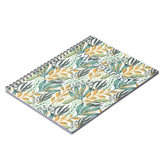 Botanical Breeze – "Mijn Dagboek" Bloemen Notitieb Notitieboek (Linkerzijde)