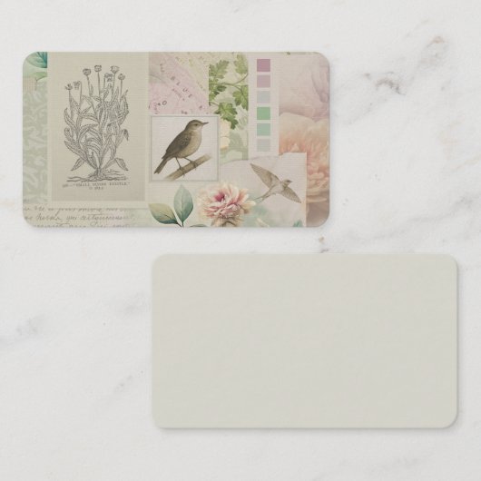 Botanical Calling Cards Visitekaartje (Voorkant / Achterkant)