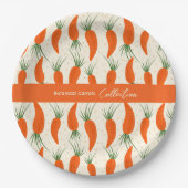 Botanical Carrots Collection Papieren Bordje (Voorkant)