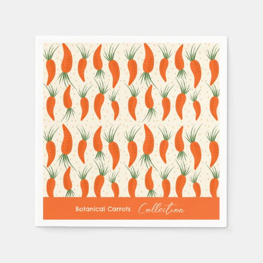 Botanical Carrots Collection Servet (Voorkant)