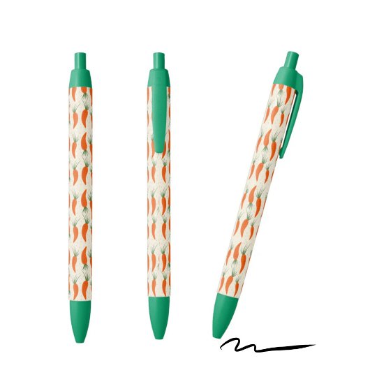 Botanical Carrots Collection Zwarte Inkt Pen