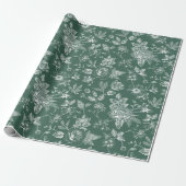 Botanical Christmas  Cadeaupapier (Uitgerold)