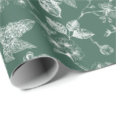 Botanical Christmas  Cadeaupapier (Rol Hoek)