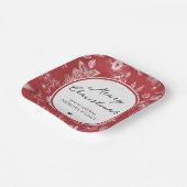 Botanical Christmas Papieren Bordje (Gebogen)