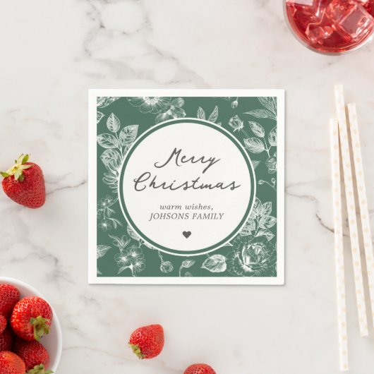 Botanical Christmas Servet (Insitu)