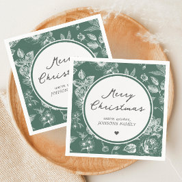 Botanical Christmas Servet