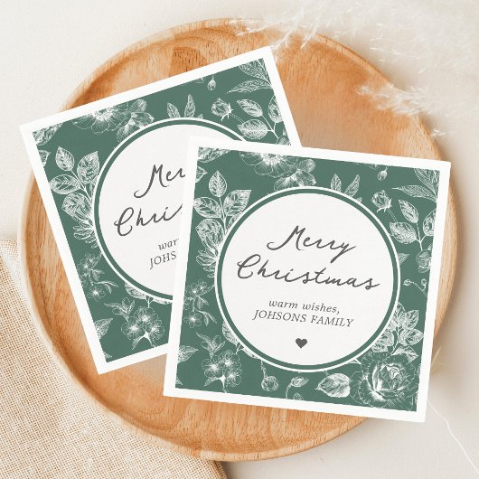 Botanical Christmas Servet