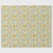Botanical Citrus Slice Garden Cadeaupapier (Vlak)