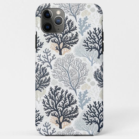 Botanical Coral Ocean Vibes Case-Mate iPhone Case (Achterkant)