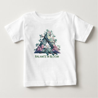 Botanical Crystal Baby Shirt – Natuur & Bloemkunst