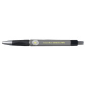 Botanical Daisy Flower Grey Pen (Voorkant)