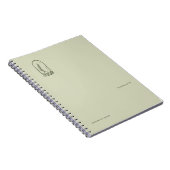 Botanical Dark Academia Minimalist Garden Reader G Notitieboek (Rechterzijde)