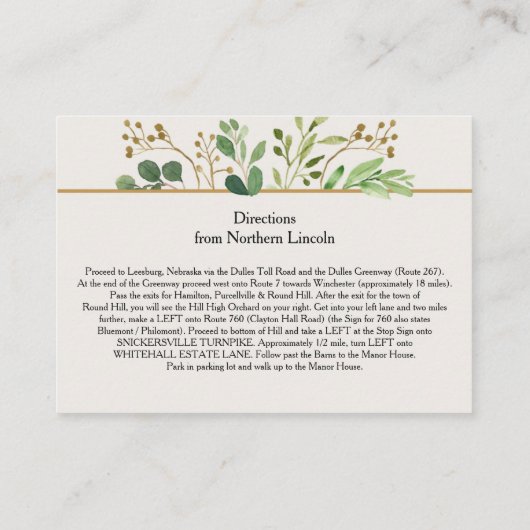 Botanical Dream Ivoorkleurige Achterkant Detail En Informatiekaartje (Achterkant)