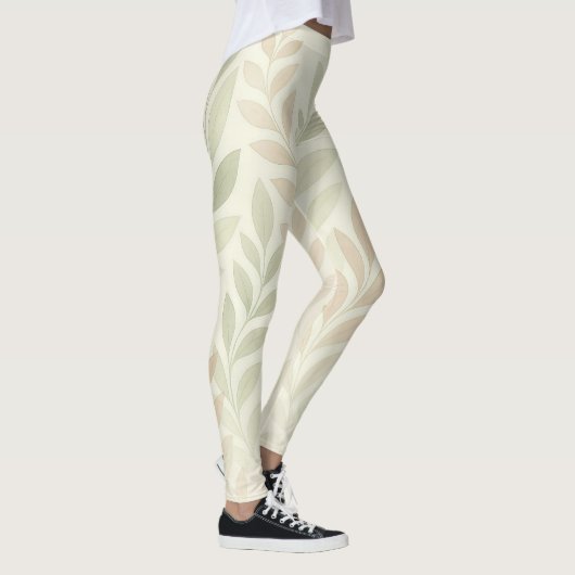 Botanical Drift – Soft Nature-Inspired Leggings  (Rechts)