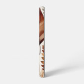 Botanical Earthy Brown and Sage Phone Case Samsung Galaxy Hoesje (Linkerkant)