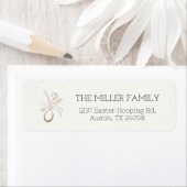 Botanical Easter Personalized Return Address Label (Insitu)
