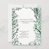 Botanical Elements Jubileum kaart (Achterkant)