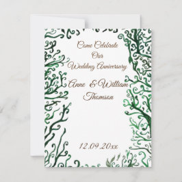 Botanical Elements Jubileum kaart