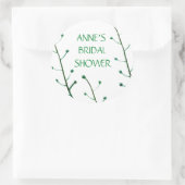 Botanical Elements Vrijgezellenfeest Sticker (Tas)
