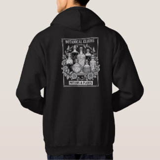 Botanical Elixirs Potion Bottles Graphic Hoodie