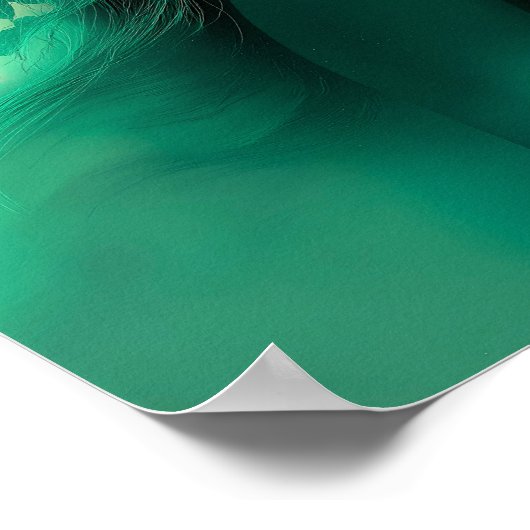 Botanical Emerald Woman Print (Hoek)