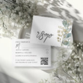 Botanical Eucalyptus Wedding RSVP Card